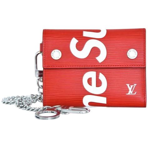 supreme x louis vuitton chain wallet replica|louis Vuitton X supreme cartera.